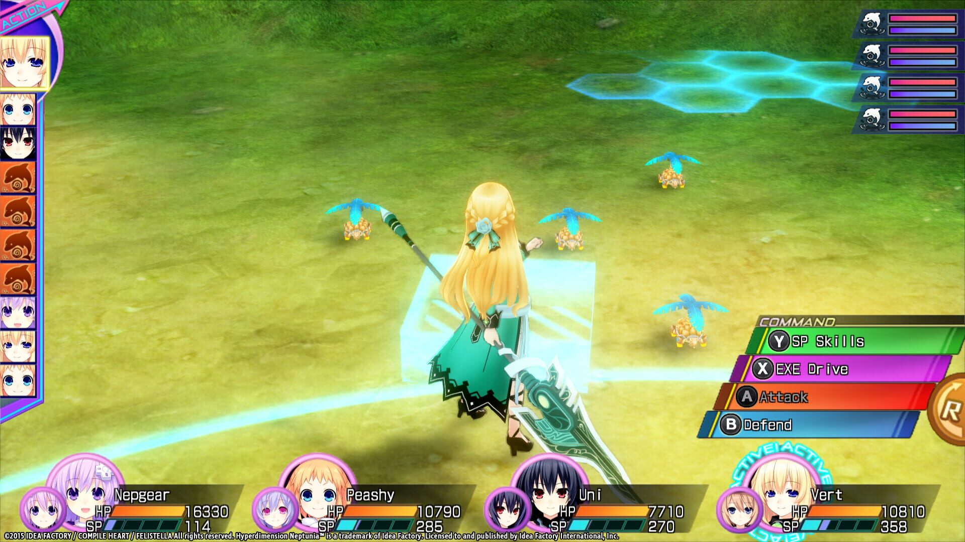 Screenshot for Hyperdimension Neptunia Re;Birth3: V Generation - Mini Island