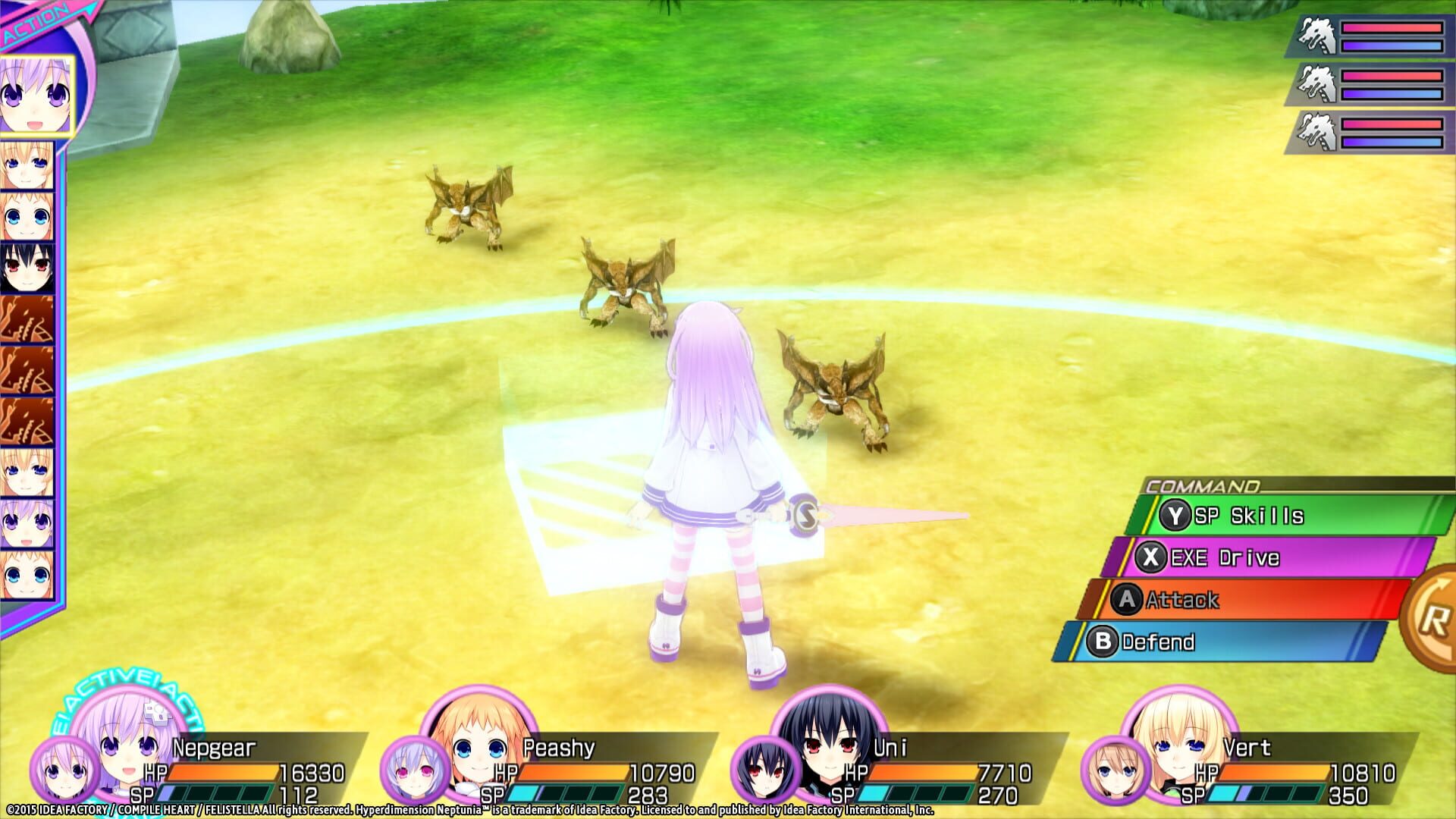 Screenshot for Hyperdimension Neptunia Re;Birth3: V Generation - Mini Island