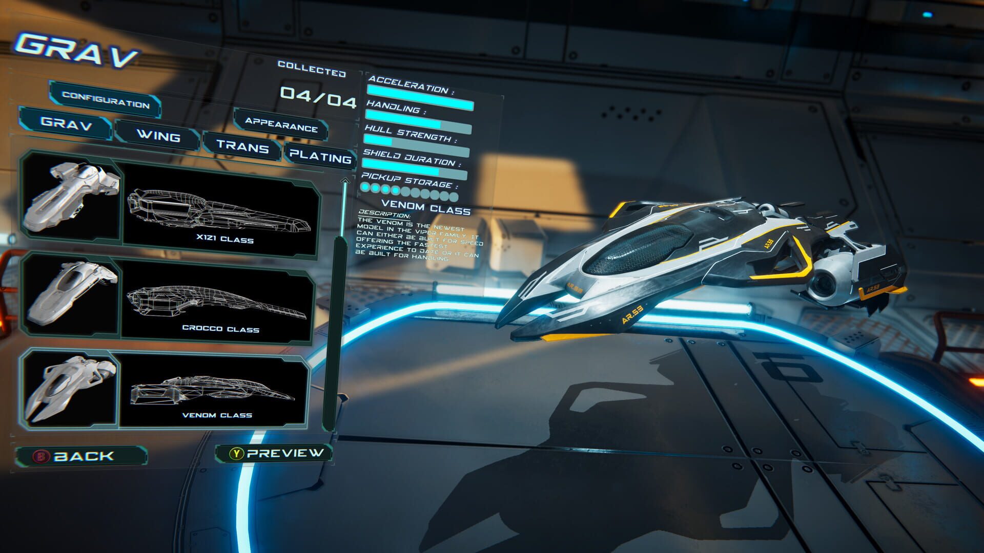 Screenshot for Antigraviator: Viper Trails