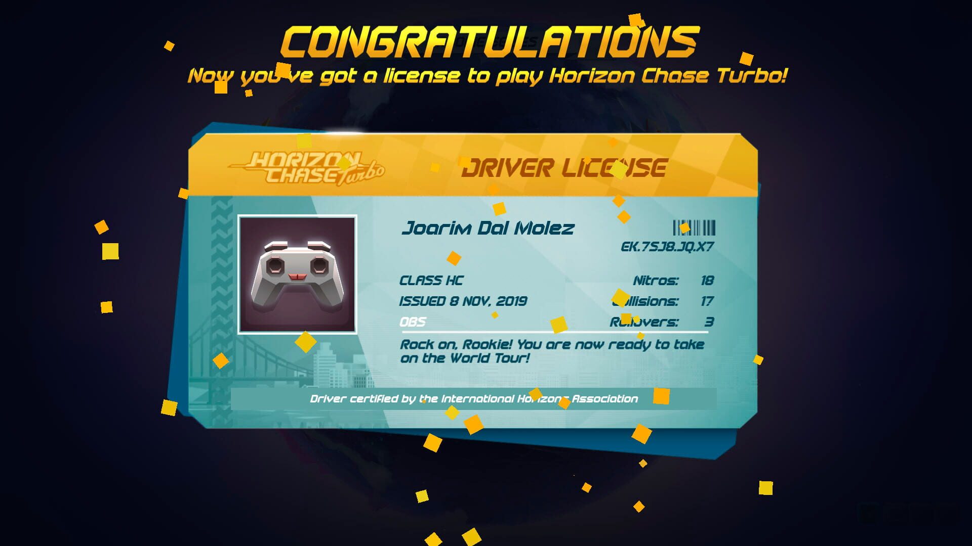 Screenshot for Horizon Chase Turbo: Rookie Series