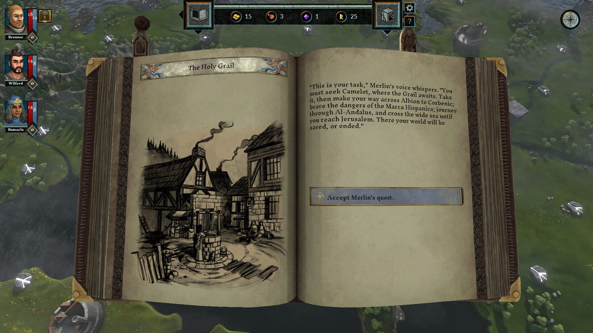 Screenshot for The Hand of Merlin
