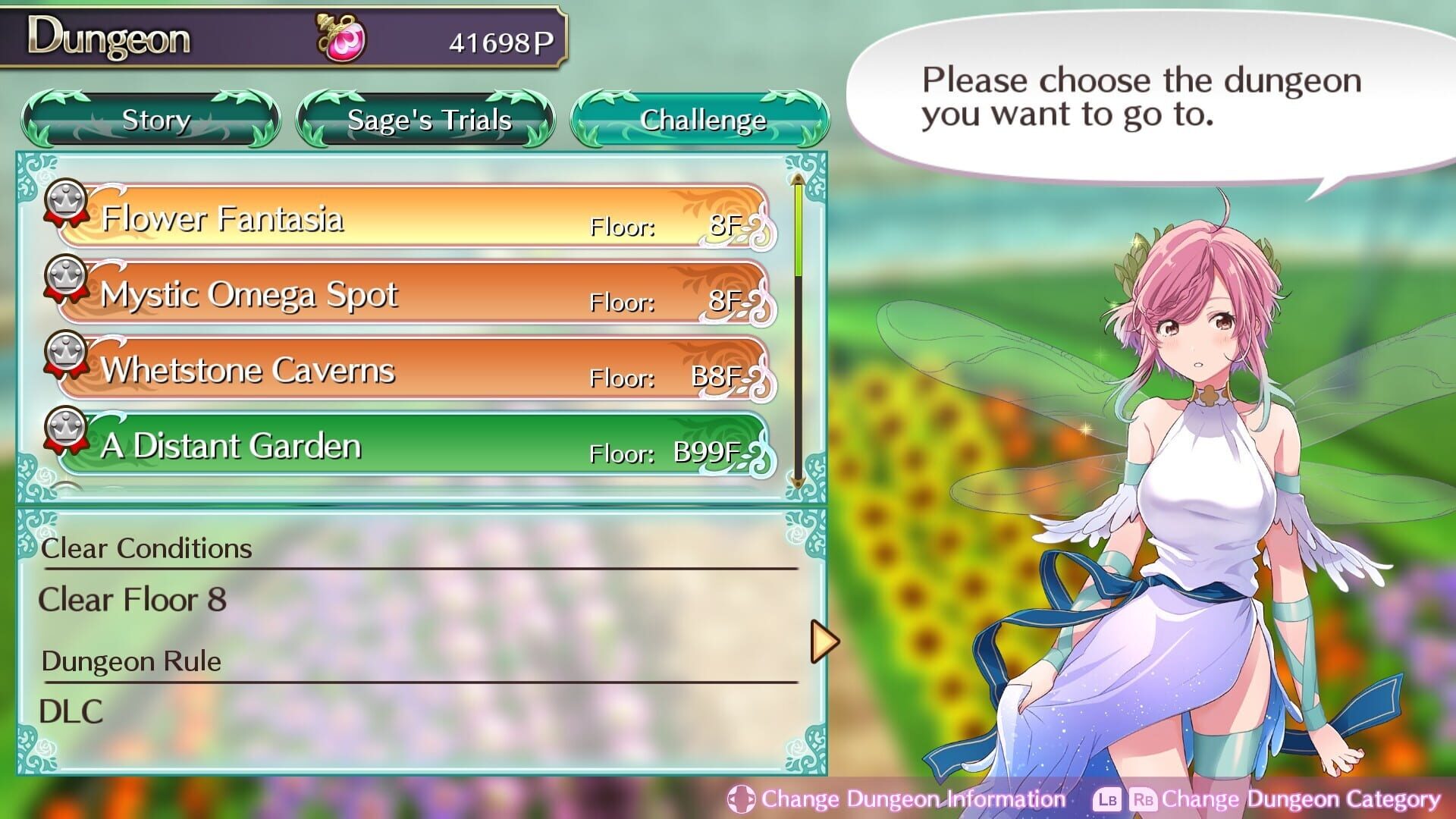 Screenshot for Omega Labyrinth Life: Flower Fantasia