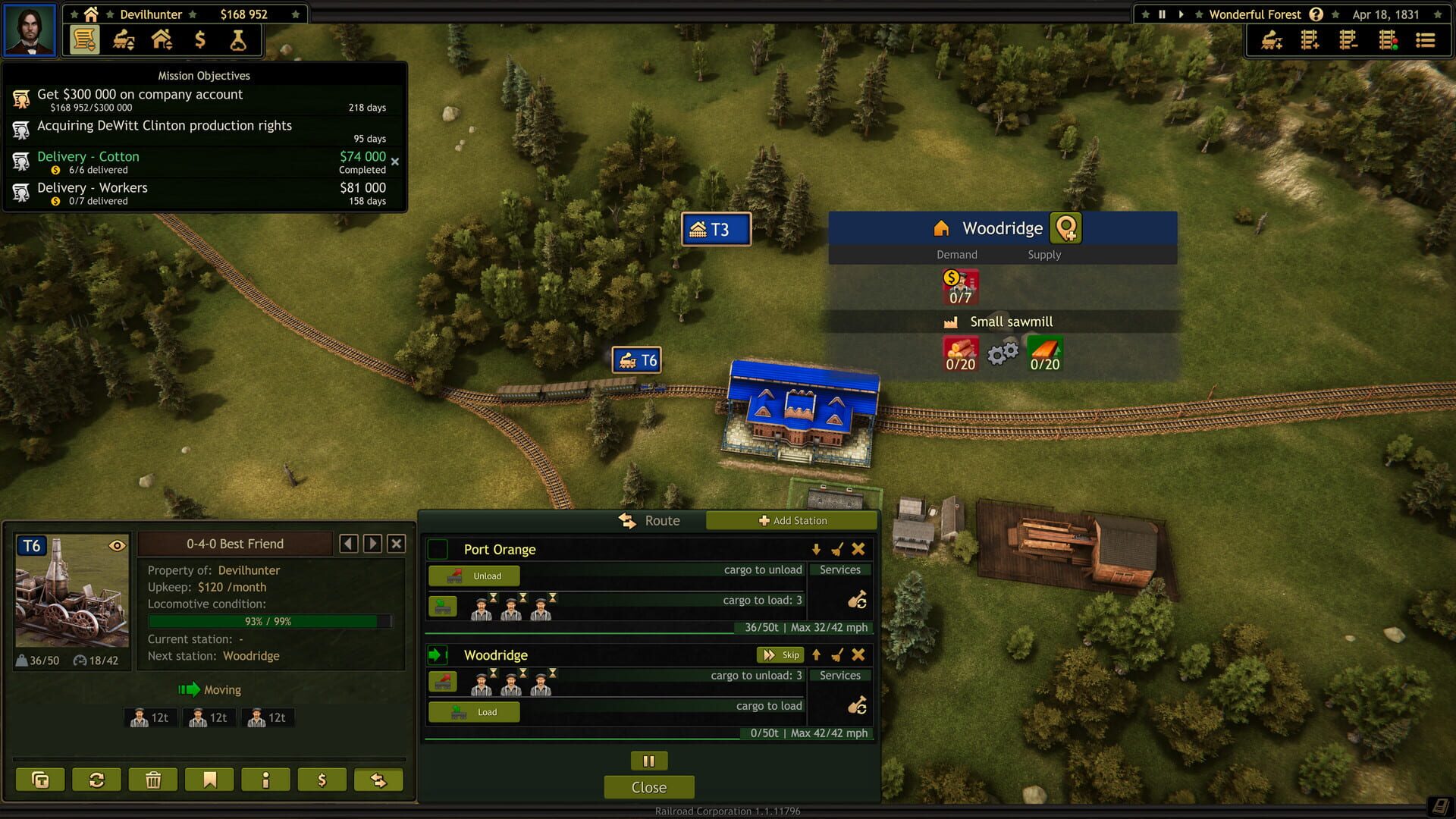 Screenshot for Railroad Corporation: Wonderful Forest