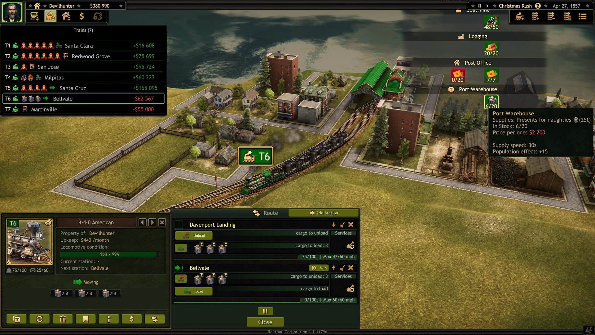 Screenshot for Railroad Corporation: Christmas Rush