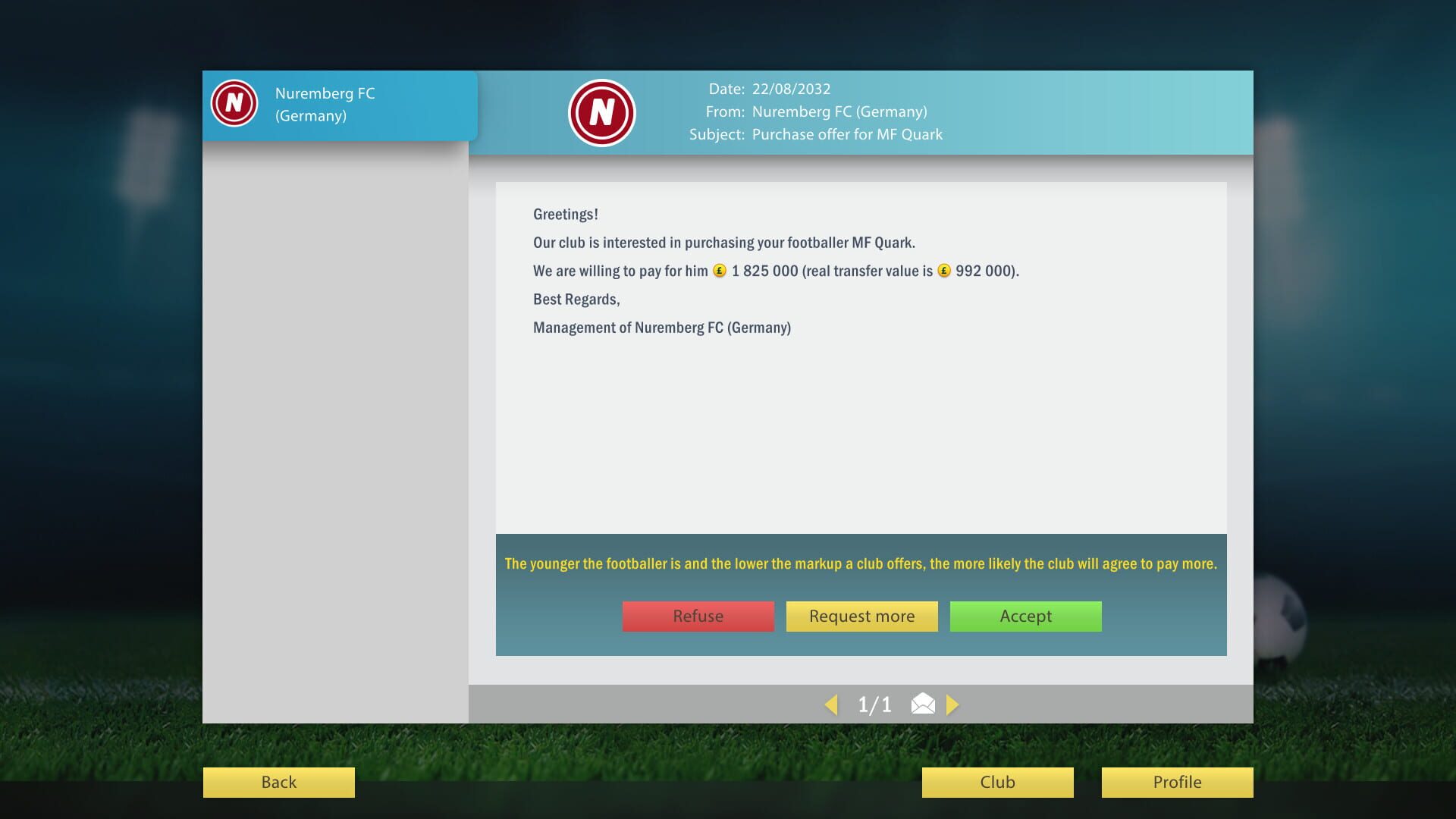 Screenshot for Football, Tactics & Glory: Football Stars