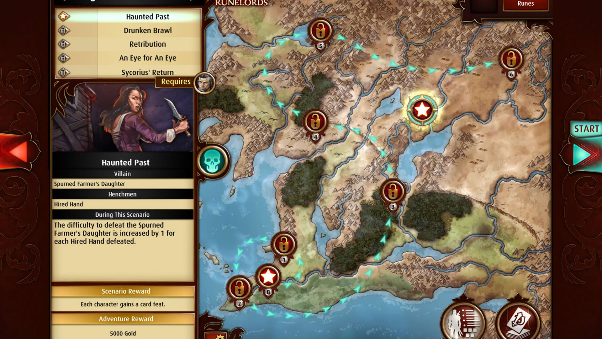 Screenshot for Pathfinder Adventures: A Fighter's Tale - Valeros