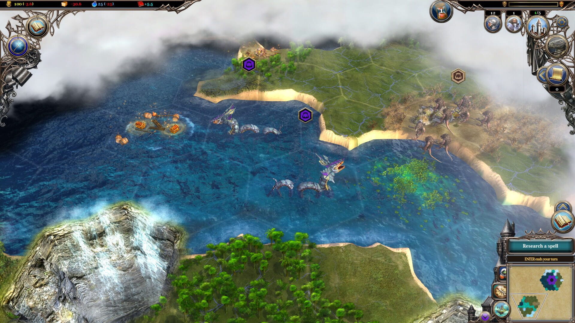 Screenshot for Warlock II: The Exiled - Wrath of the Nagas