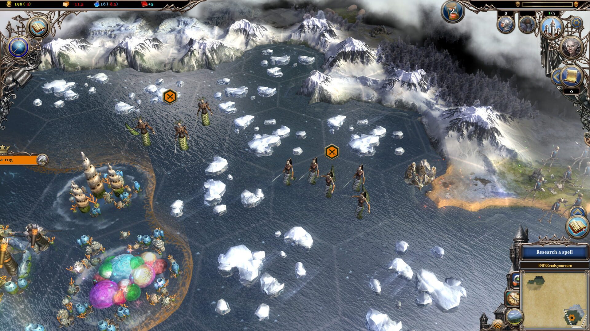 Screenshot for Warlock II: The Exiled - Wrath of the Nagas