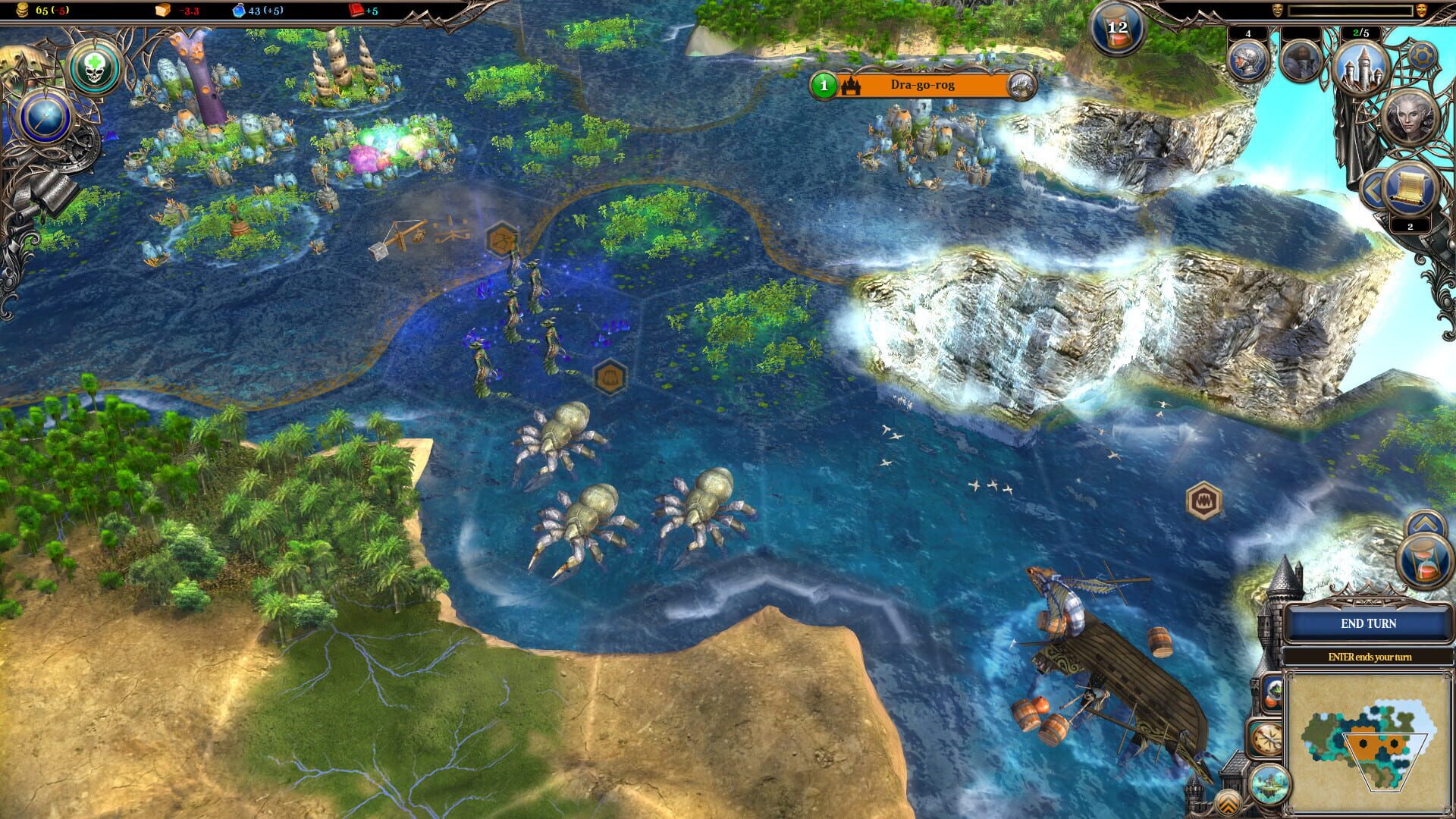Screenshot for Warlock II: The Exiled - Wrath of the Nagas