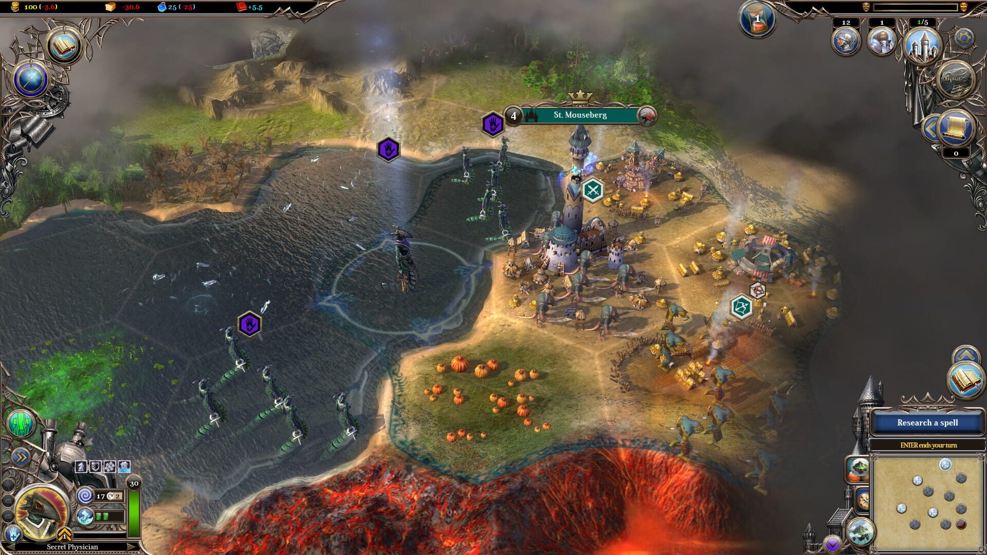 Screenshot for Warlock II: The Exiled - Wrath of the Nagas