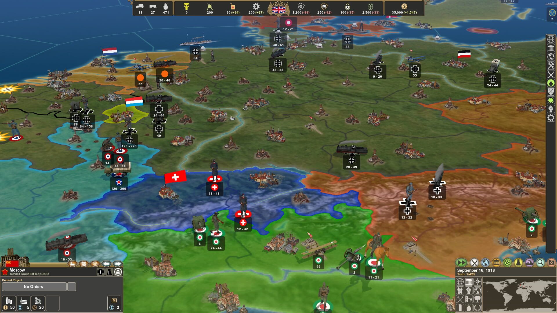 Screenshot for Making History: The Great War - The Red Army