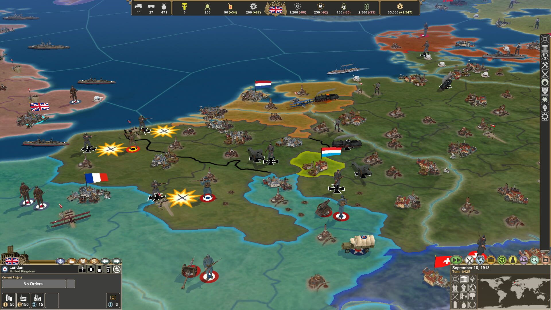 Screenshot for Making History: The Great War - The Red Army