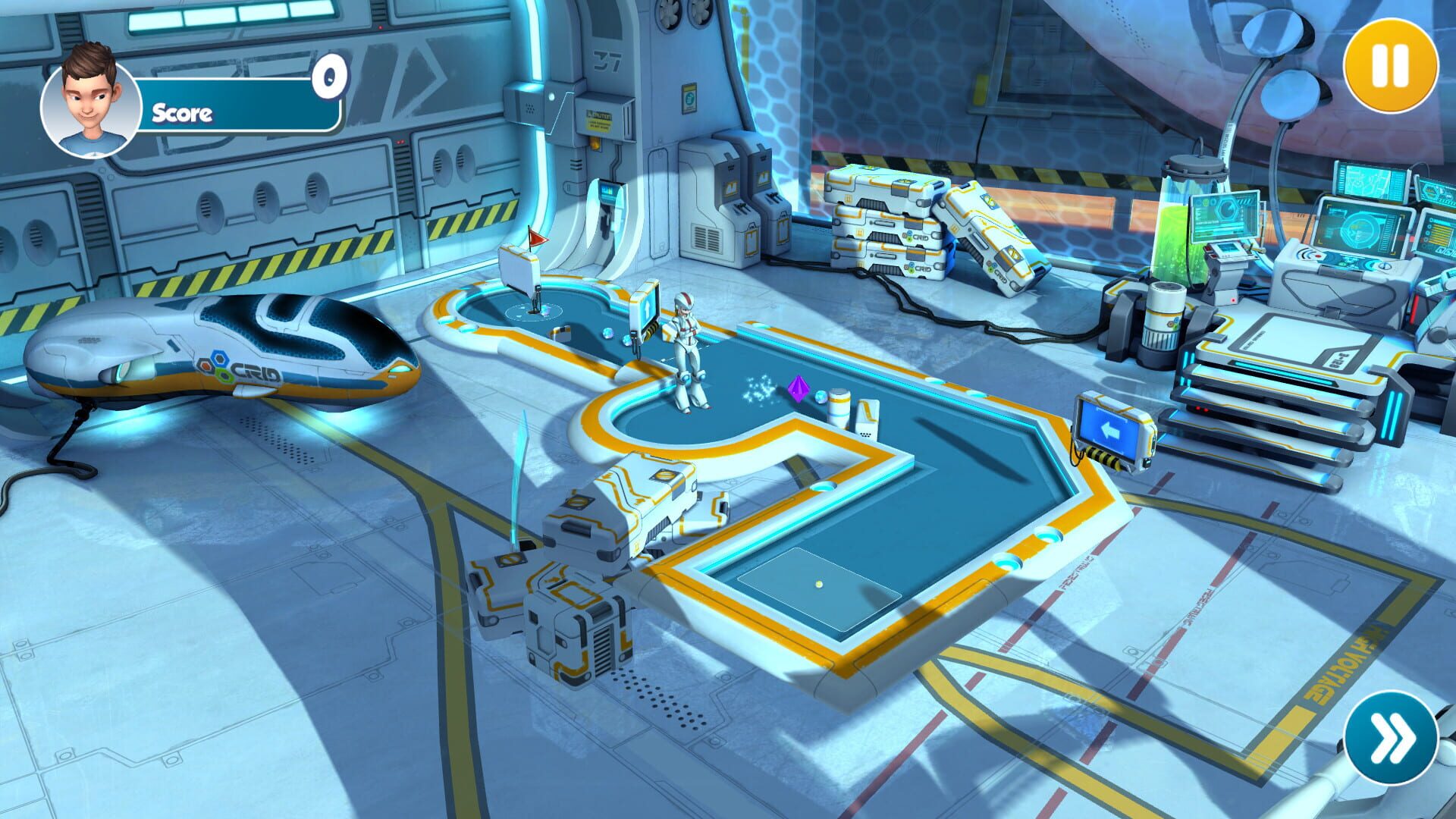 Screenshot for Infinite Minigolf: Hangar 37