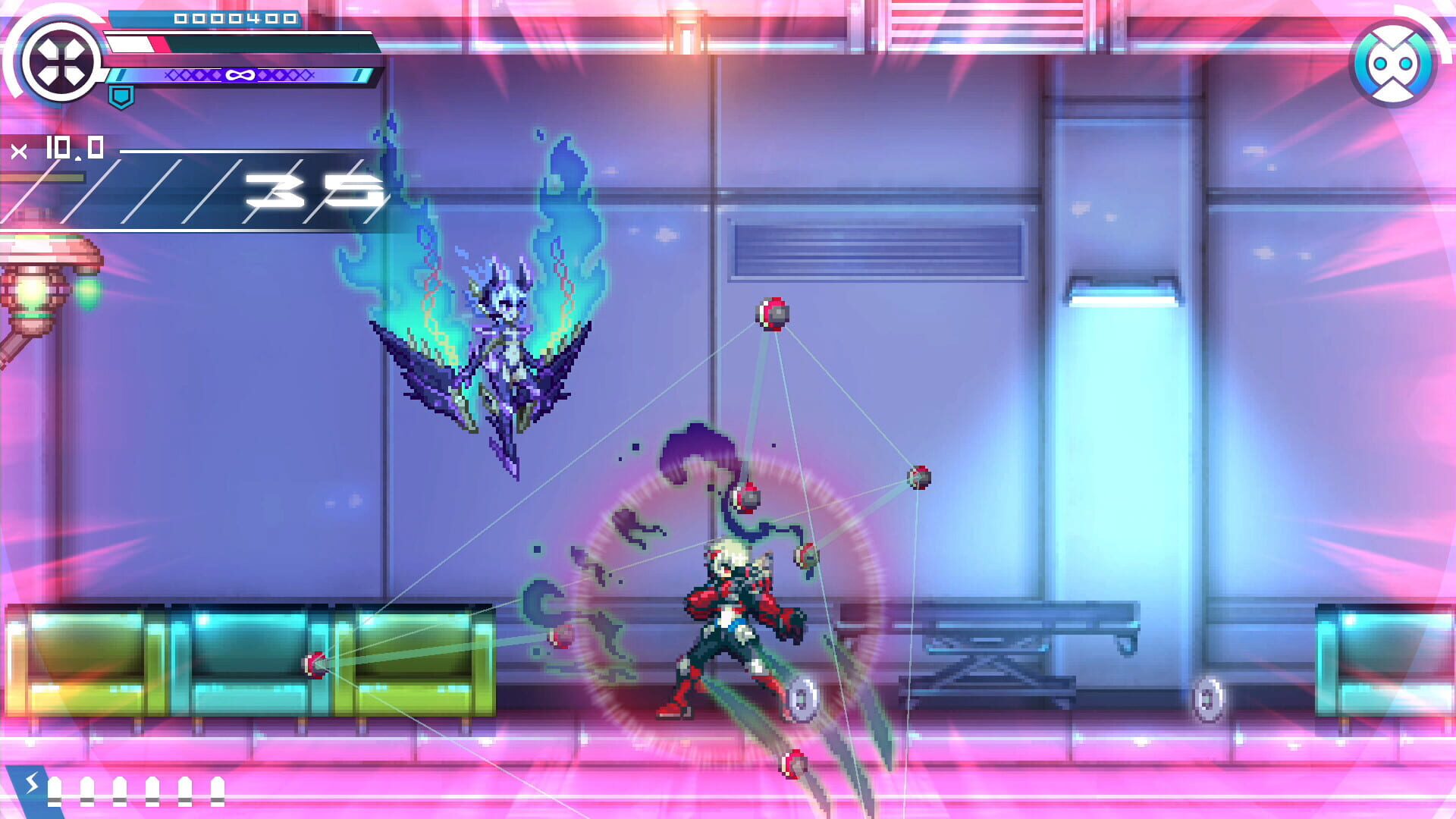Screenshot for Gunvolt Chronicles: Luminous Avenger iX - Extra Mission: "VS ???"