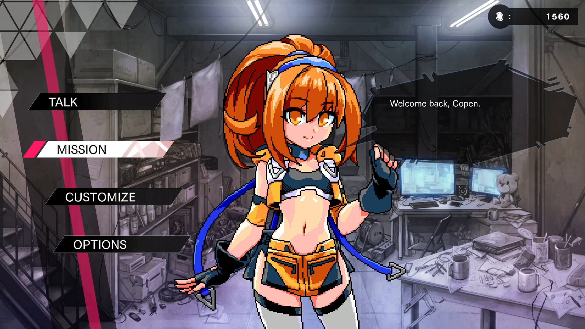 Screenshot for Gunvolt Chronicles: Luminous Avenger iX - Extra Mission: "VS ???"