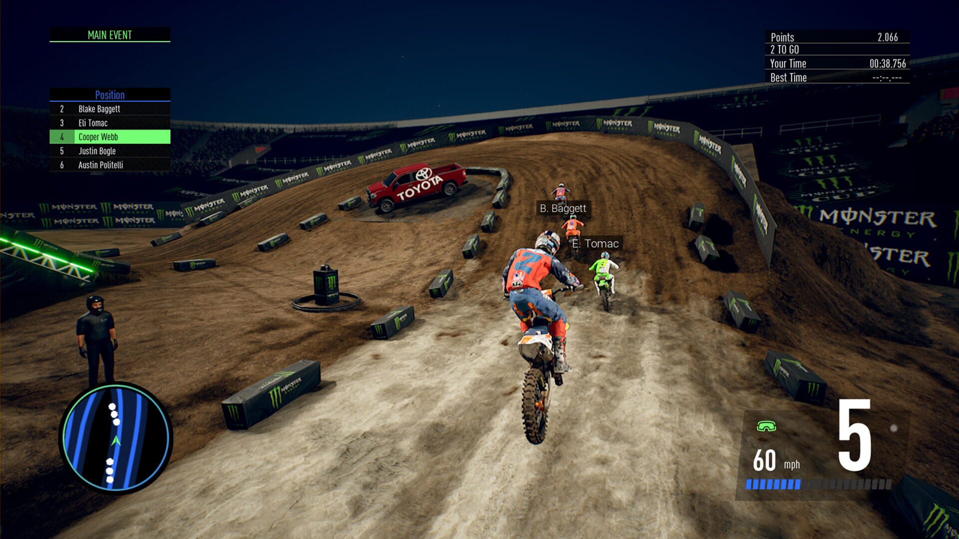 Screenshot for Monster Energy Supercross: The Official Videogame 3 - Monster Energy Cup