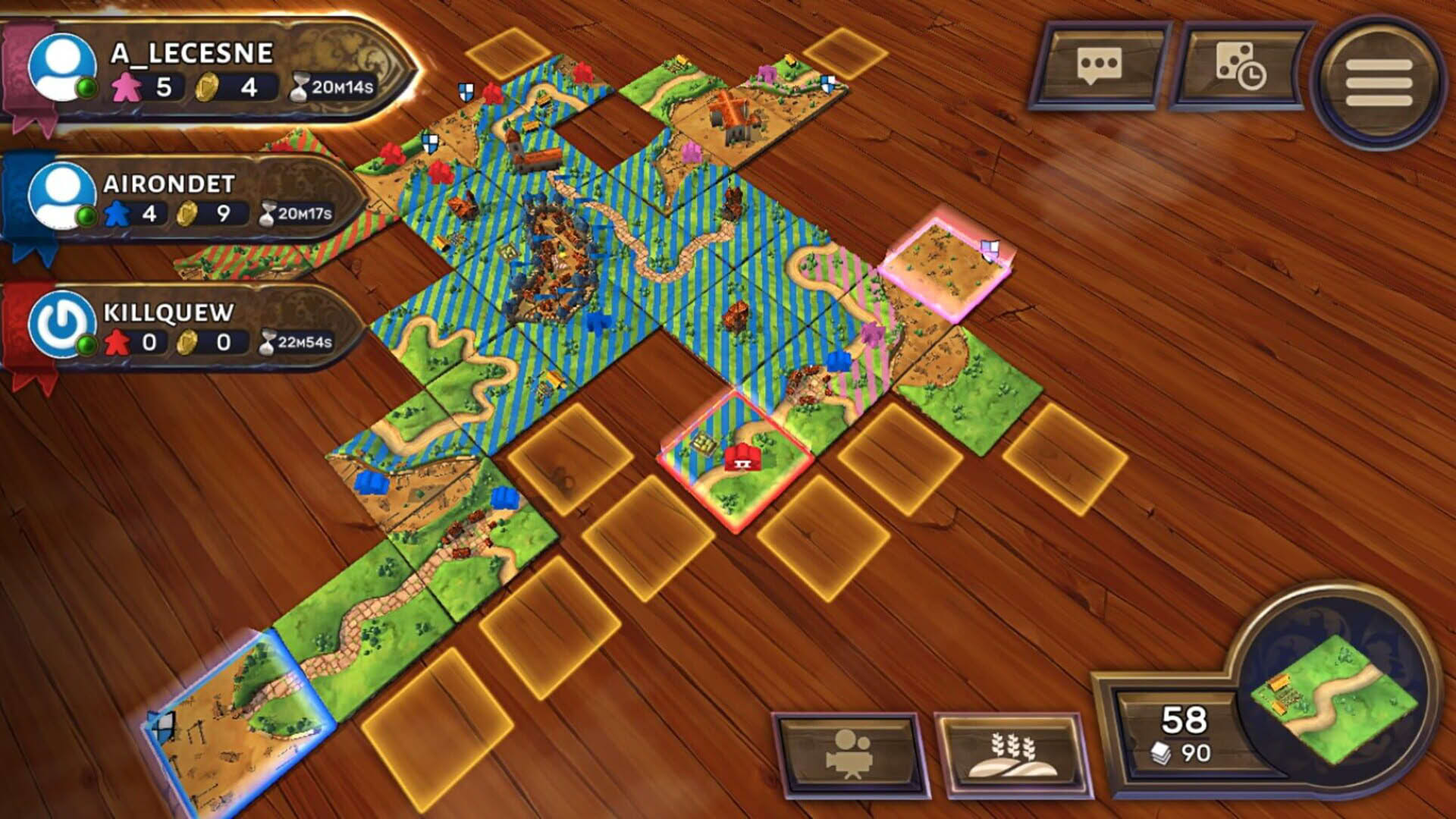 Screenshot for Carcassonne: The Official Board Game - Inns & Cathedrals