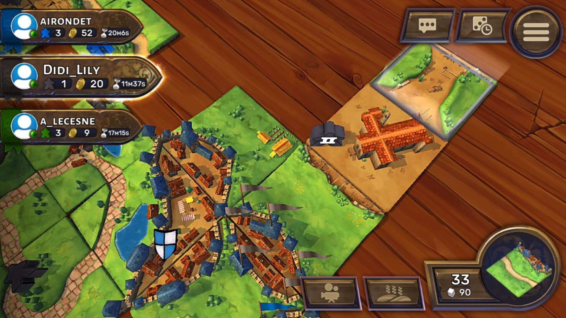 Screenshot for Carcassonne: The Official Board Game - Inns & Cathedrals