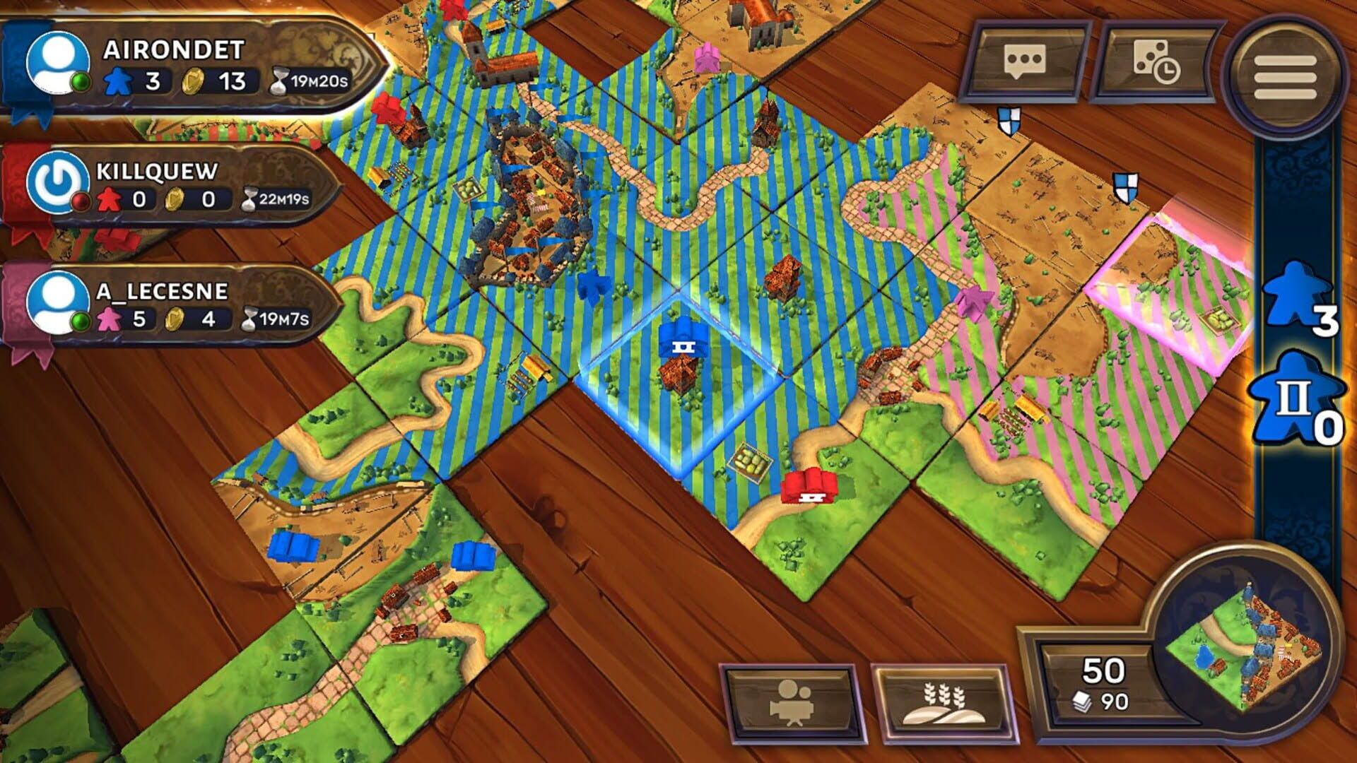Screenshot for Carcassonne: The Official Board Game - Inns & Cathedrals