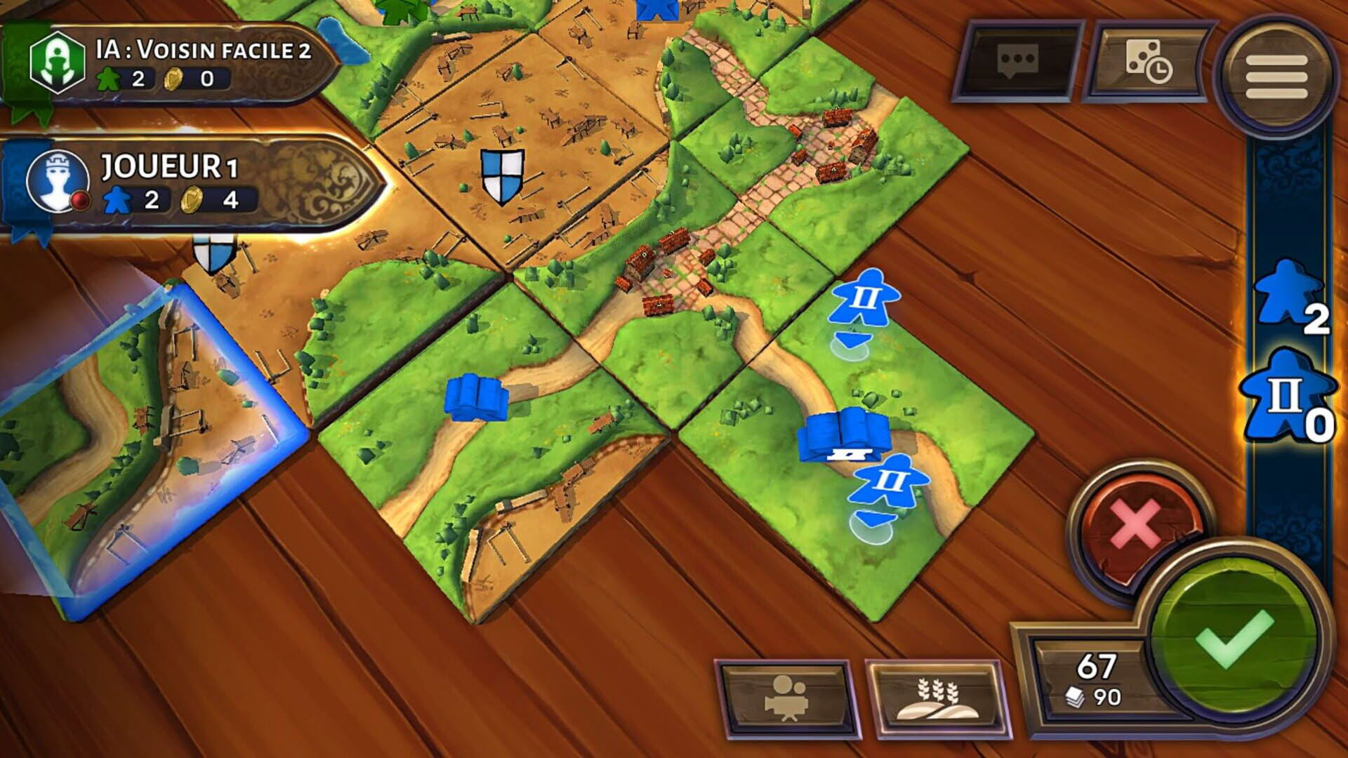 Screenshot for Carcassonne: The Official Board Game - Inns & Cathedrals