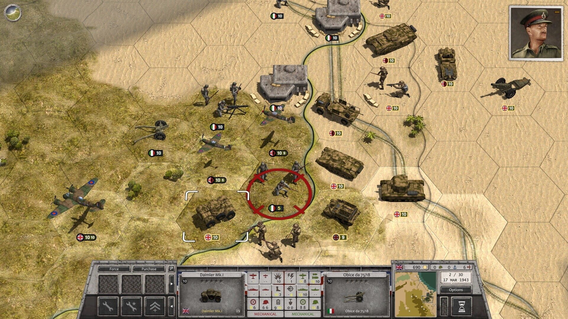 Screenshot for Order of Battle: World War II - Allies Resurgent