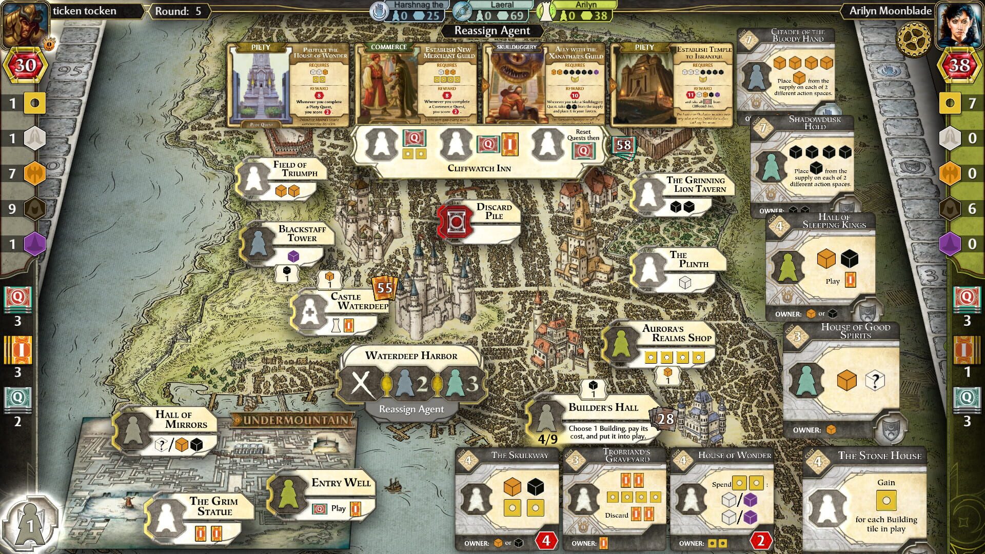 Screenshot for D&D Lords of Waterdeep: Undermountain