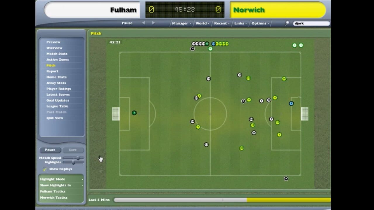 Screenshot for Football Manager 2005