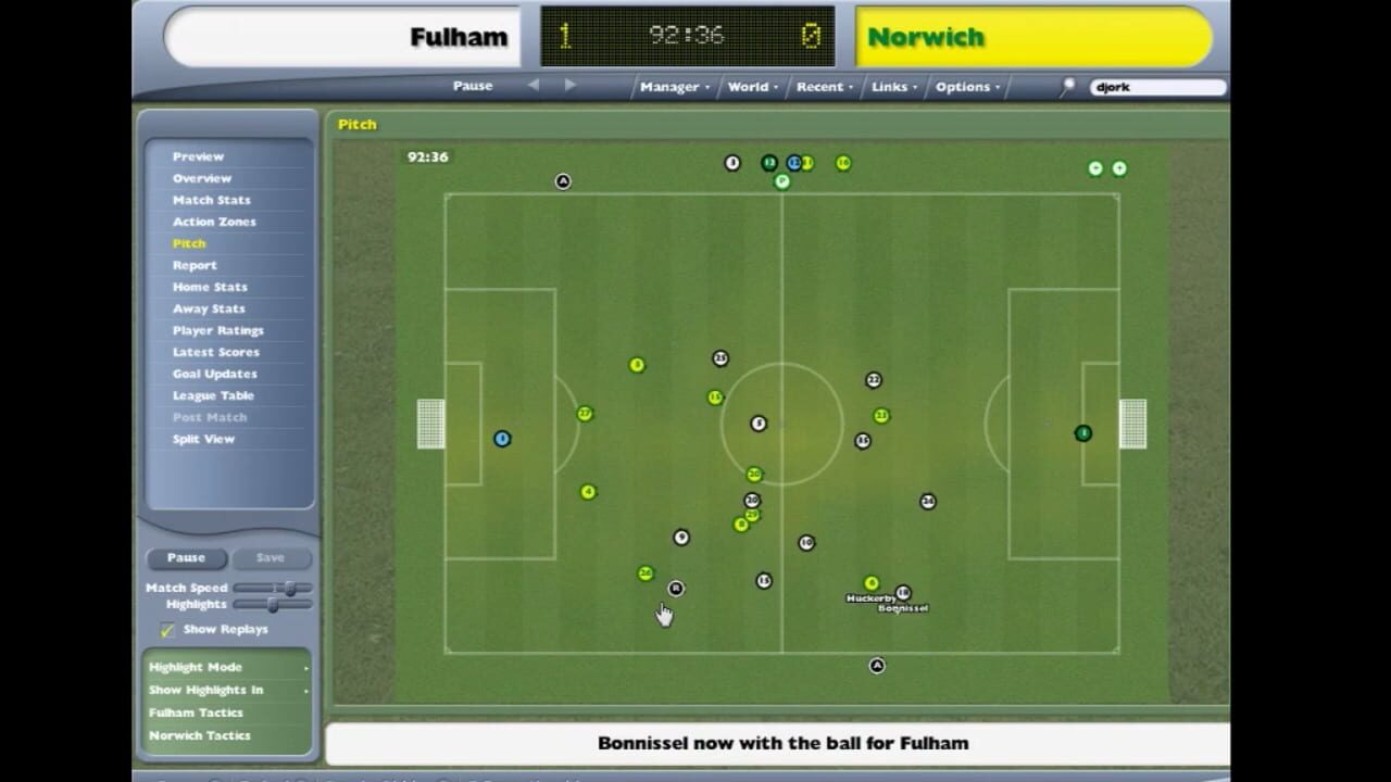Screenshot for Football Manager 2005