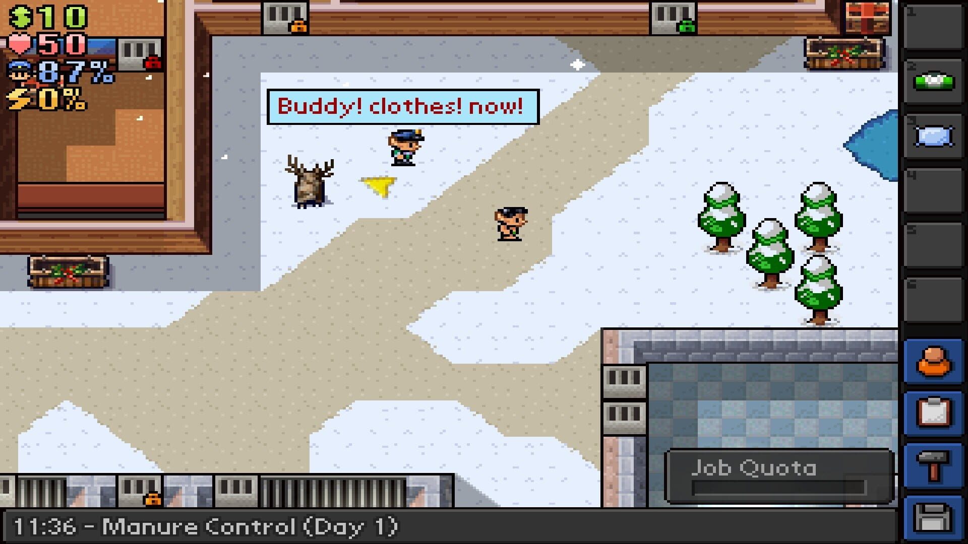 Screenshot for The Escapists: Santa's Sweatshop