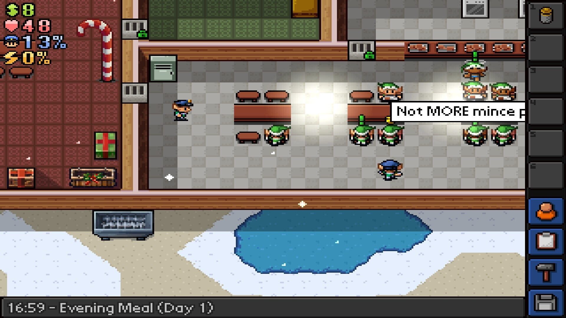 Screenshot for The Escapists: Santa's Sweatshop