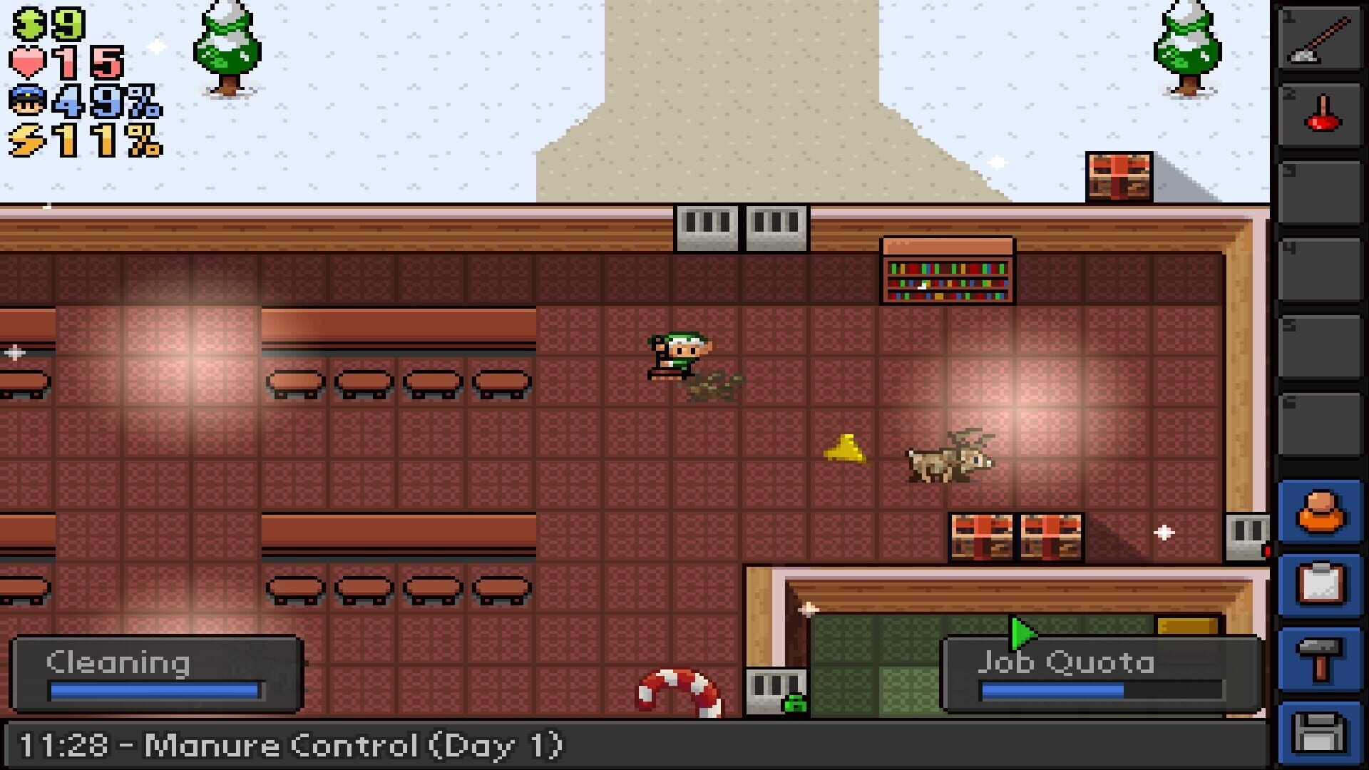 Screenshot for The Escapists: Santa's Sweatshop