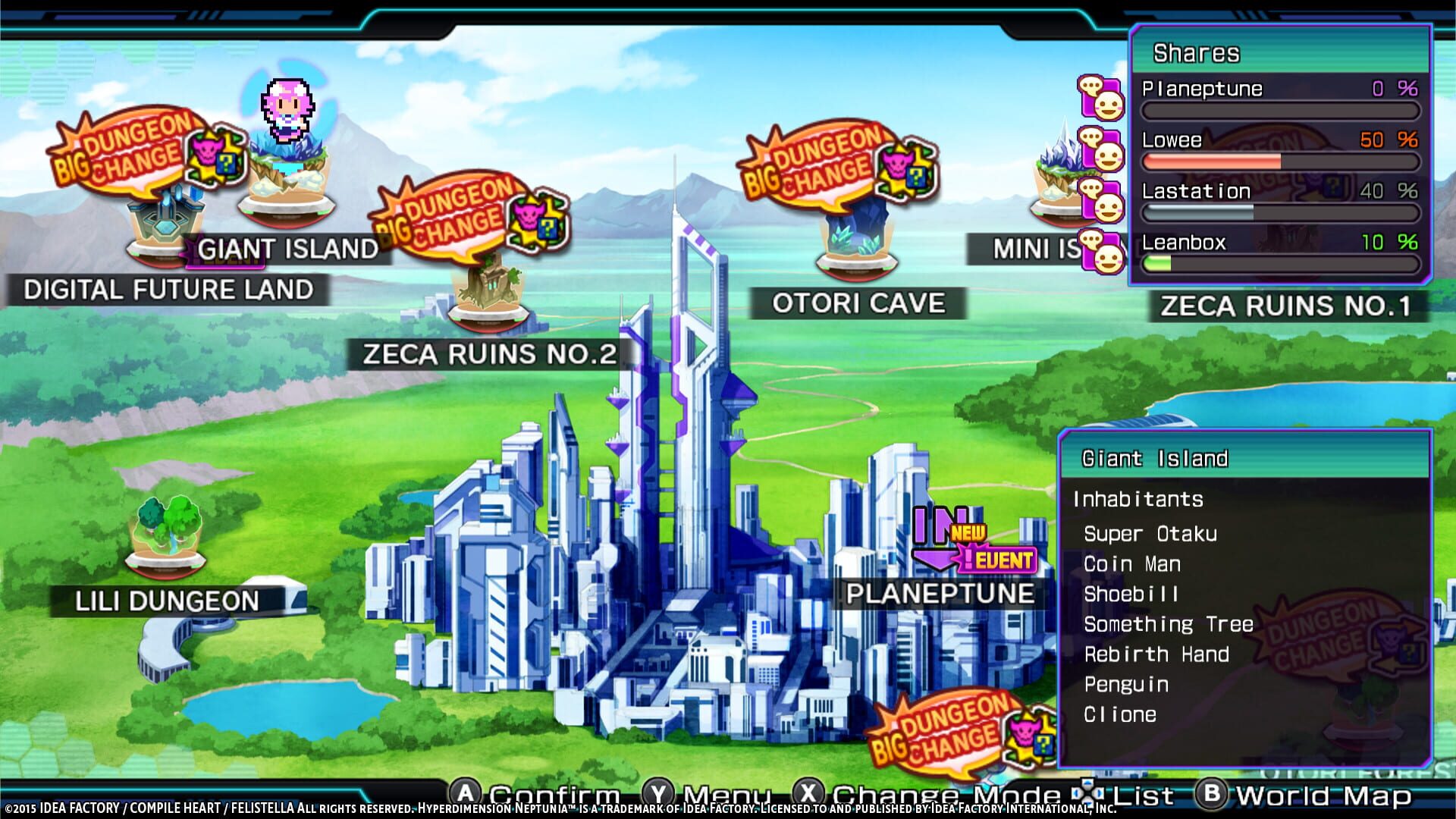 Screenshot for Hyperdimension Neptunia Re;Birth3: V Generation - Giant Island