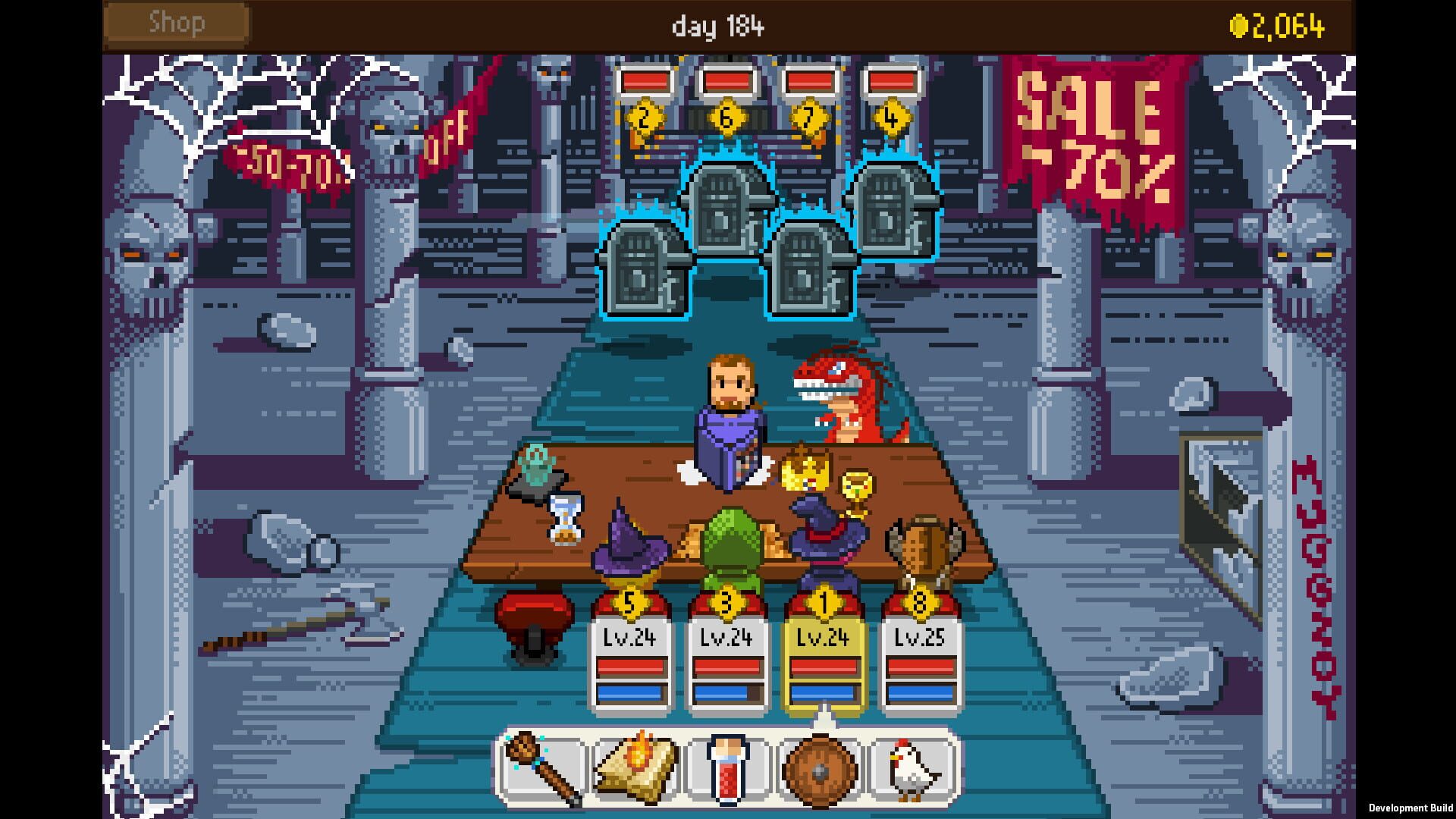 Screenshot for Knights of Pen and Paper: Haunted Fall