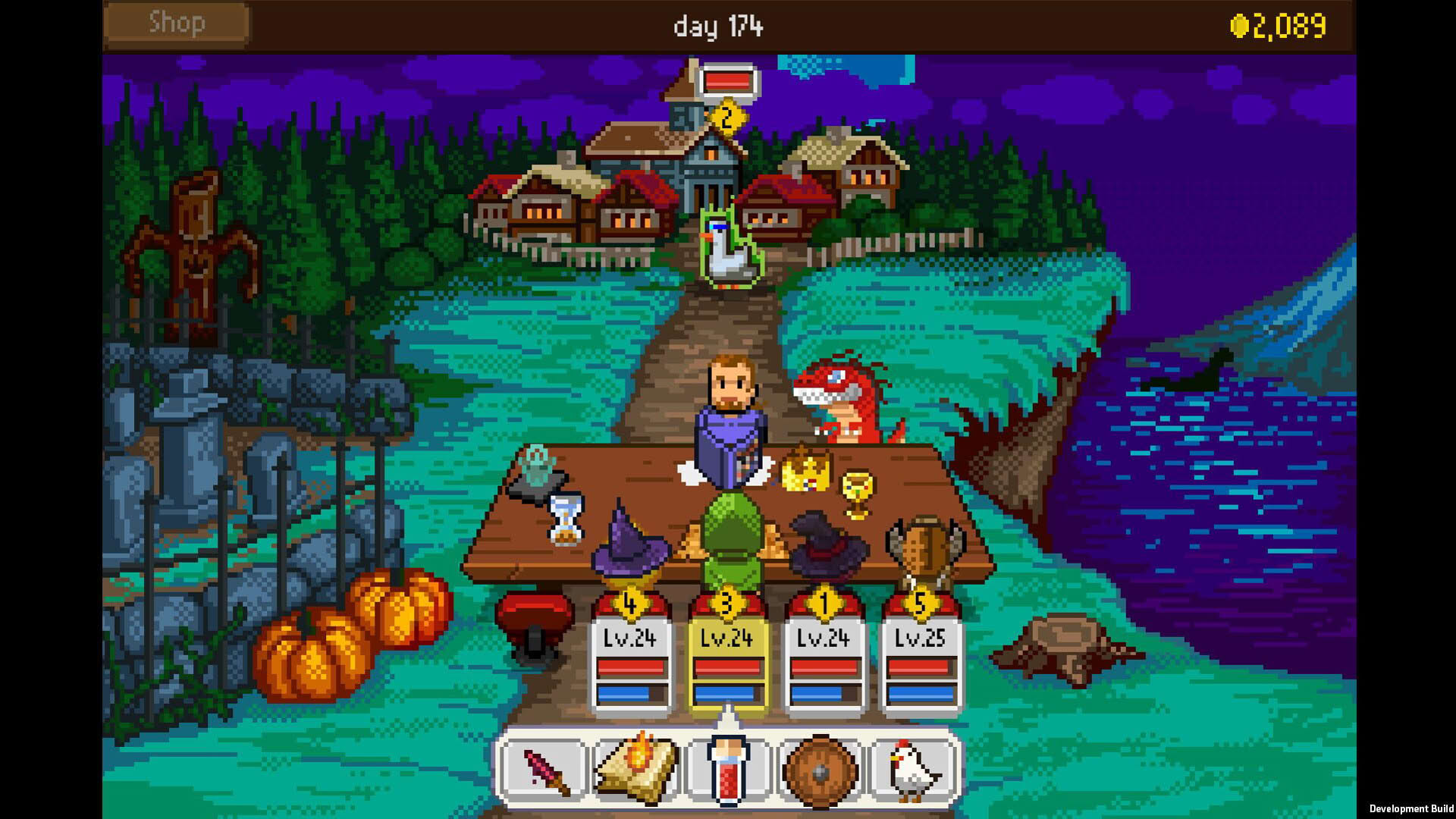 Screenshot for Knights of Pen and Paper: Haunted Fall