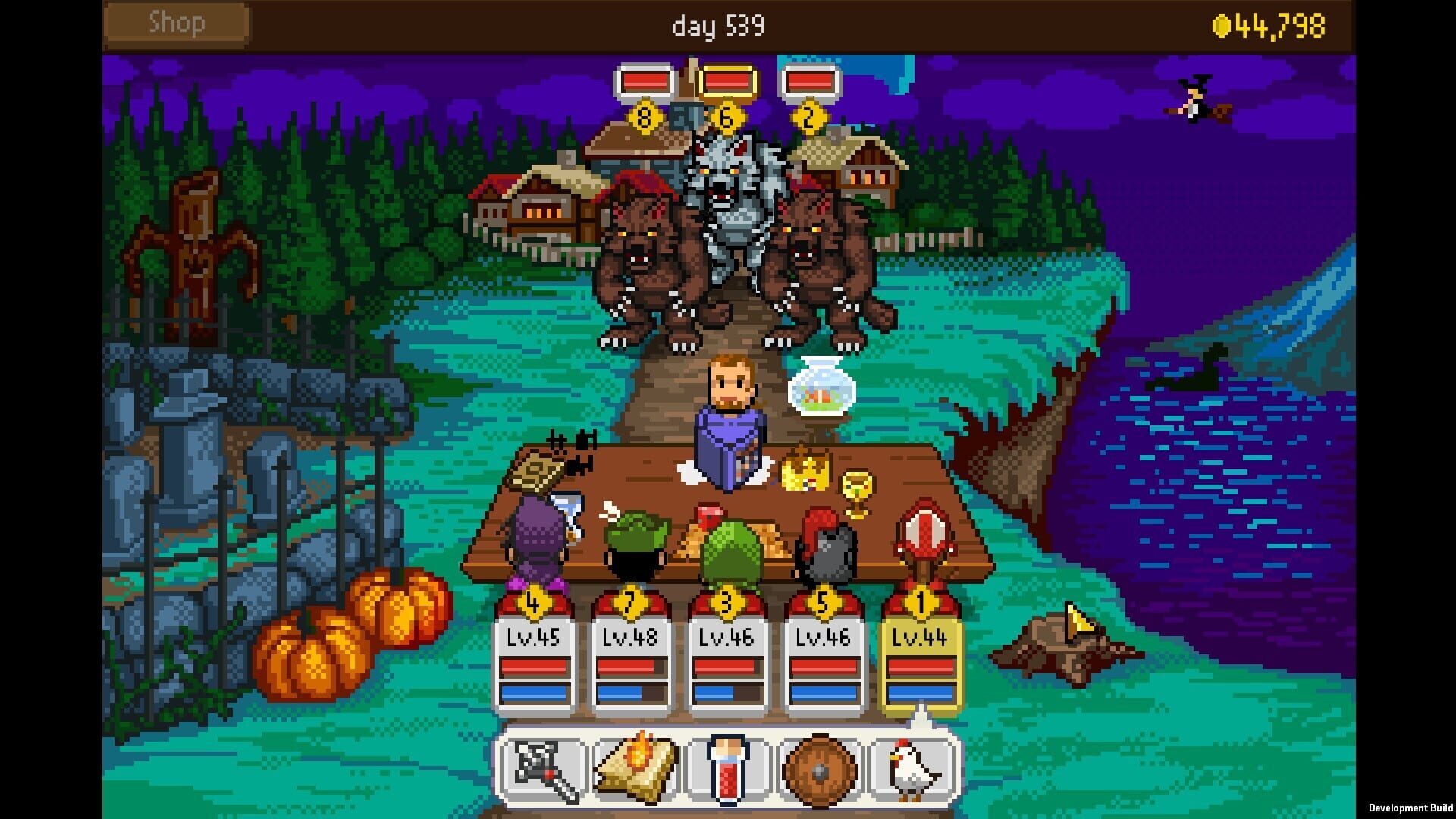Screenshot for Knights of Pen and Paper: Haunted Fall