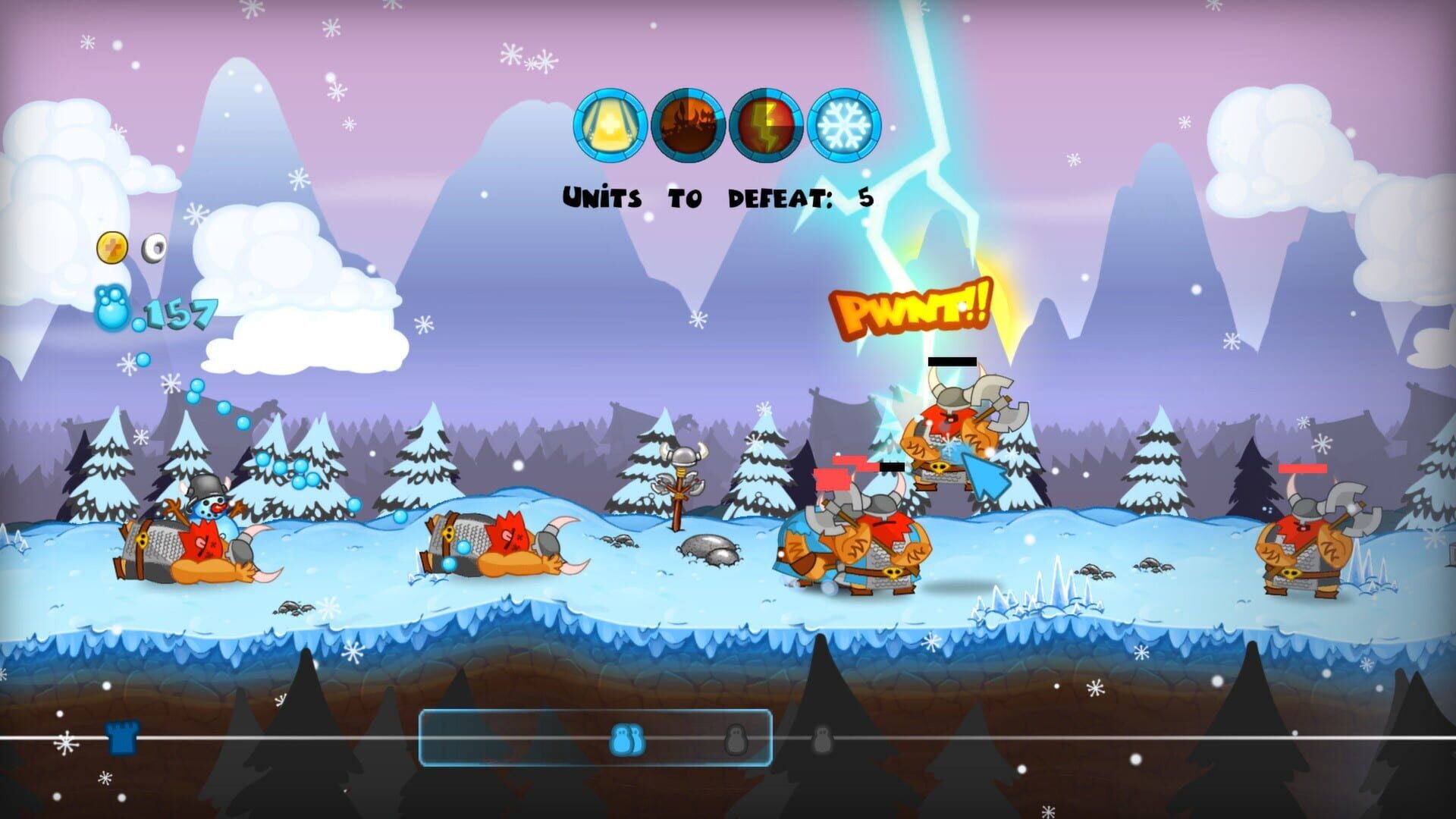 Screenshot for Swords & Soldiers: Super Saucy Sausage Fest