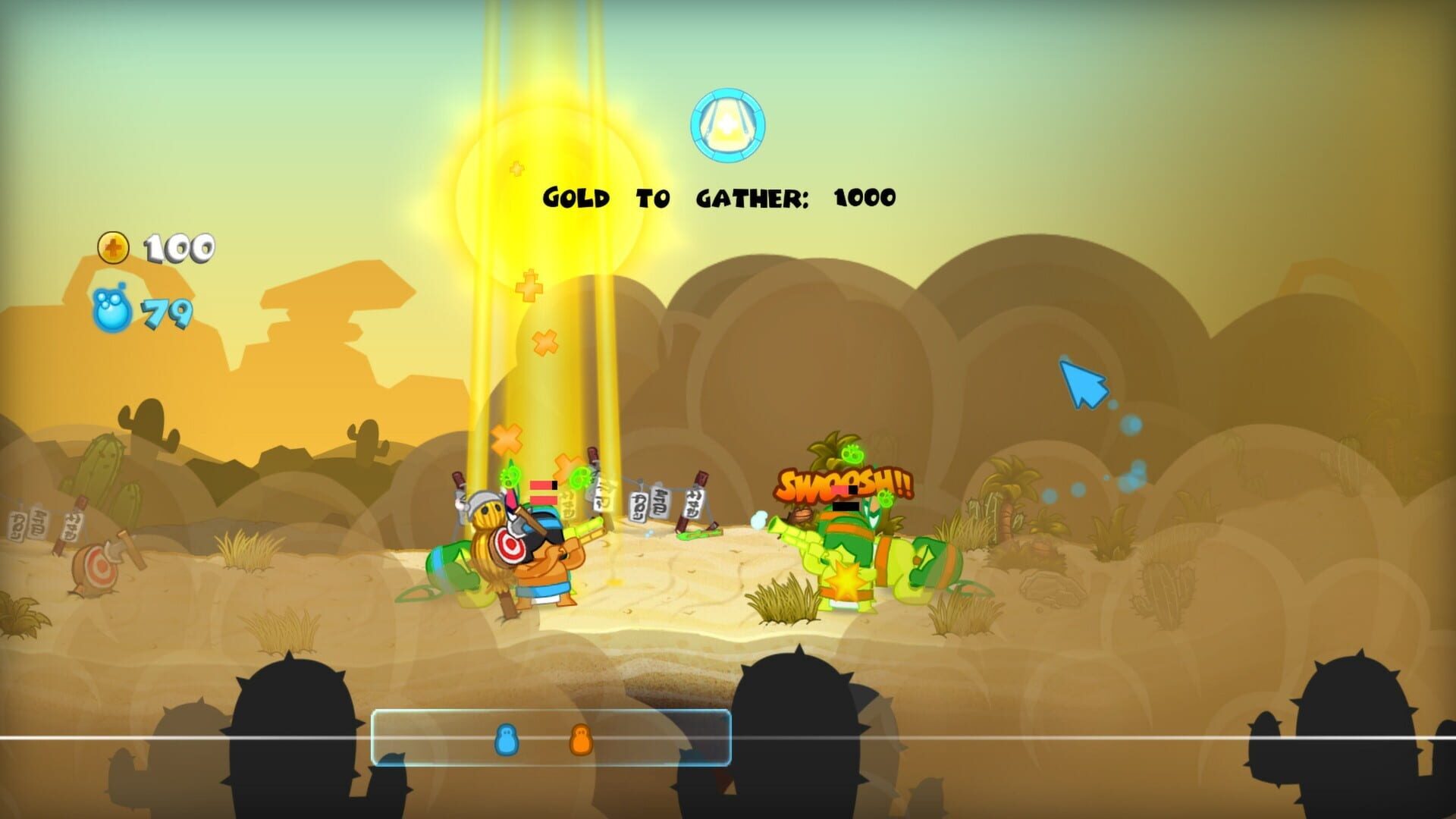 Screenshot for Swords & Soldiers: Super Saucy Sausage Fest