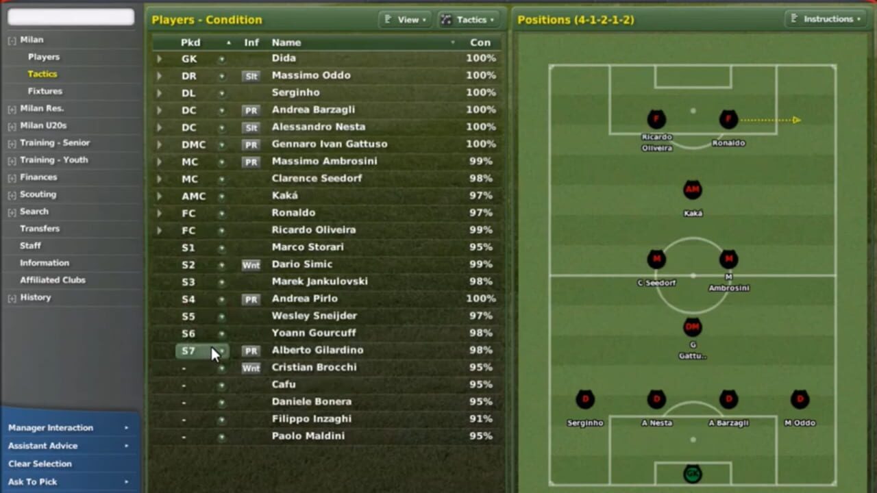 Screenshot for Football Manager 2007