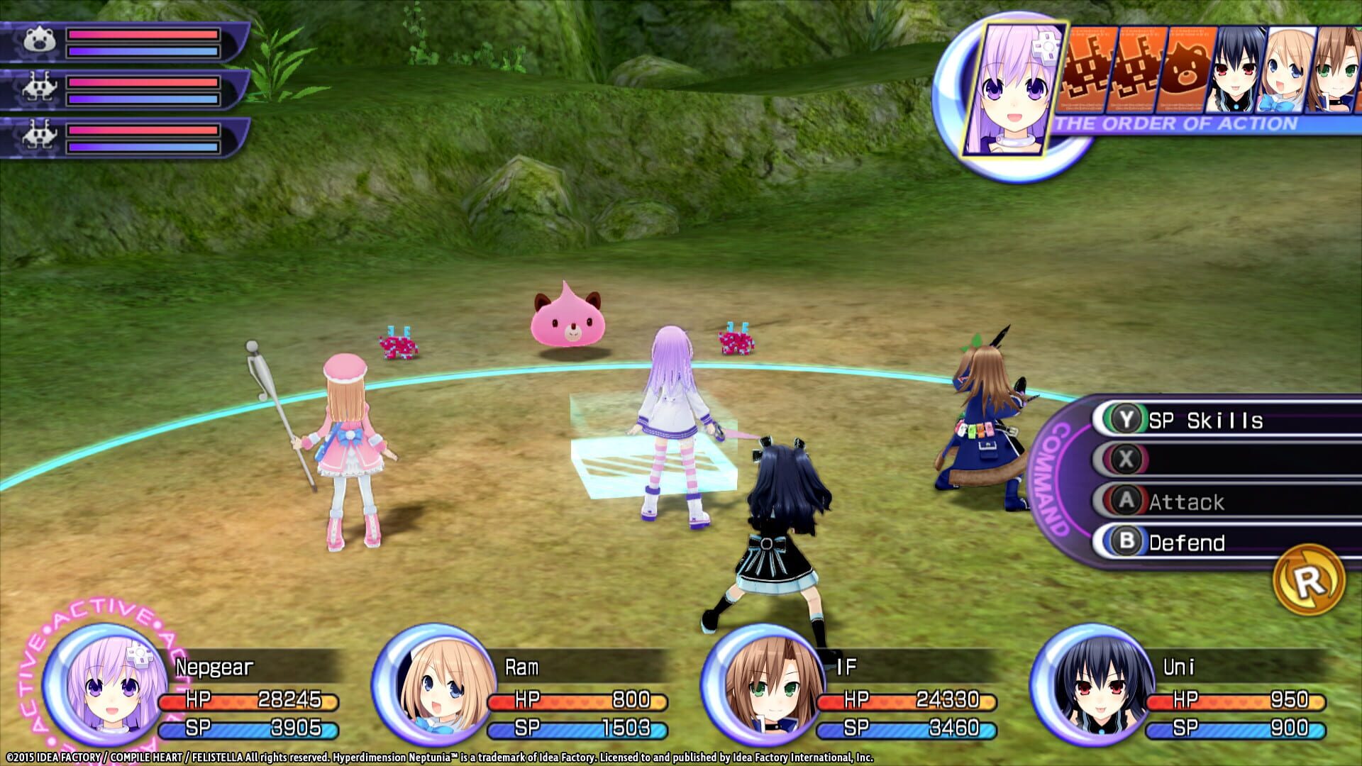 Screenshot for Hyperdimension Neptunia Re;Birth2: Sisters Generation - Lily-ad Dungeon