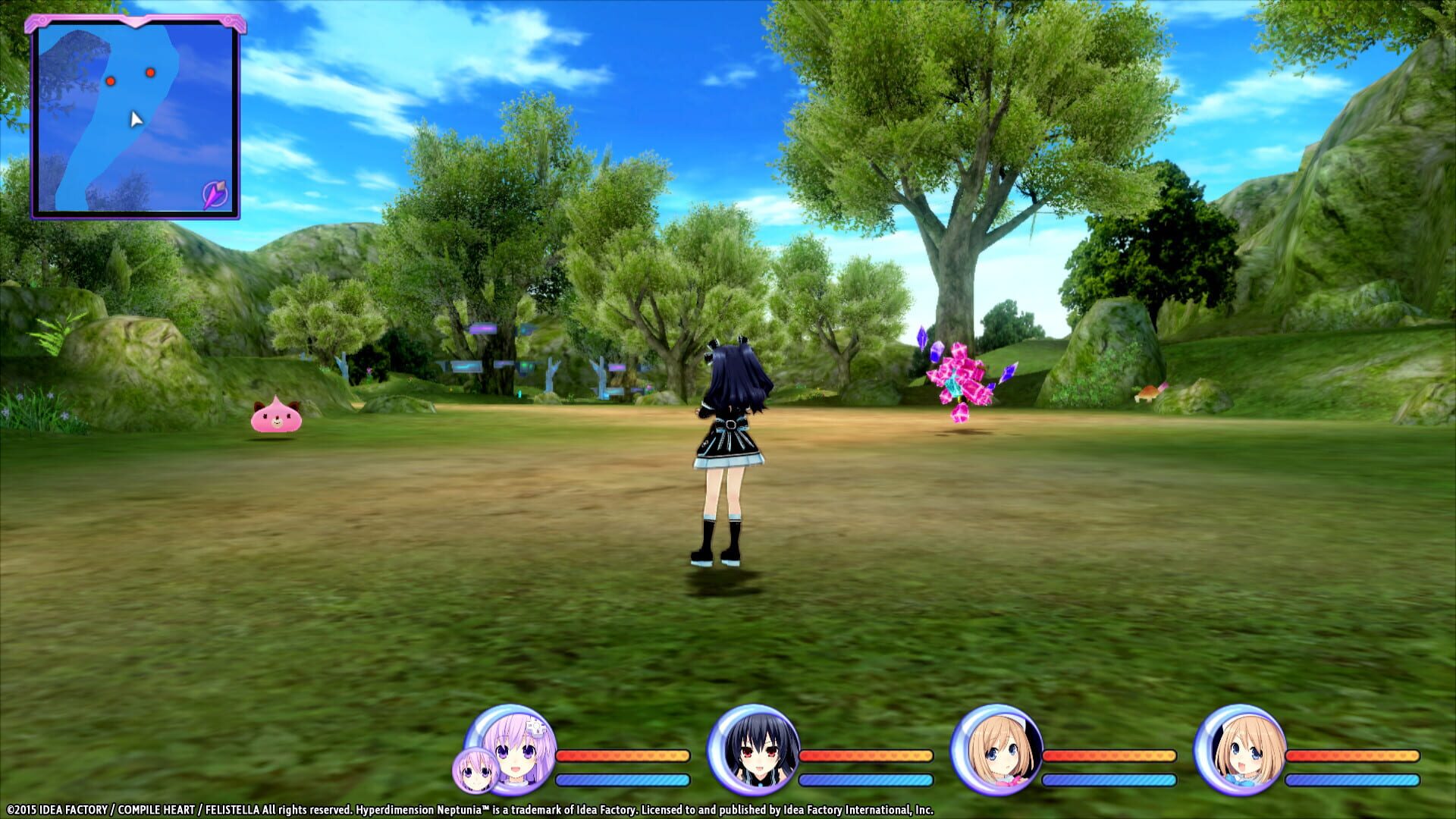 Screenshot for Hyperdimension Neptunia Re;Birth2: Sisters Generation - Lily-ad Dungeon