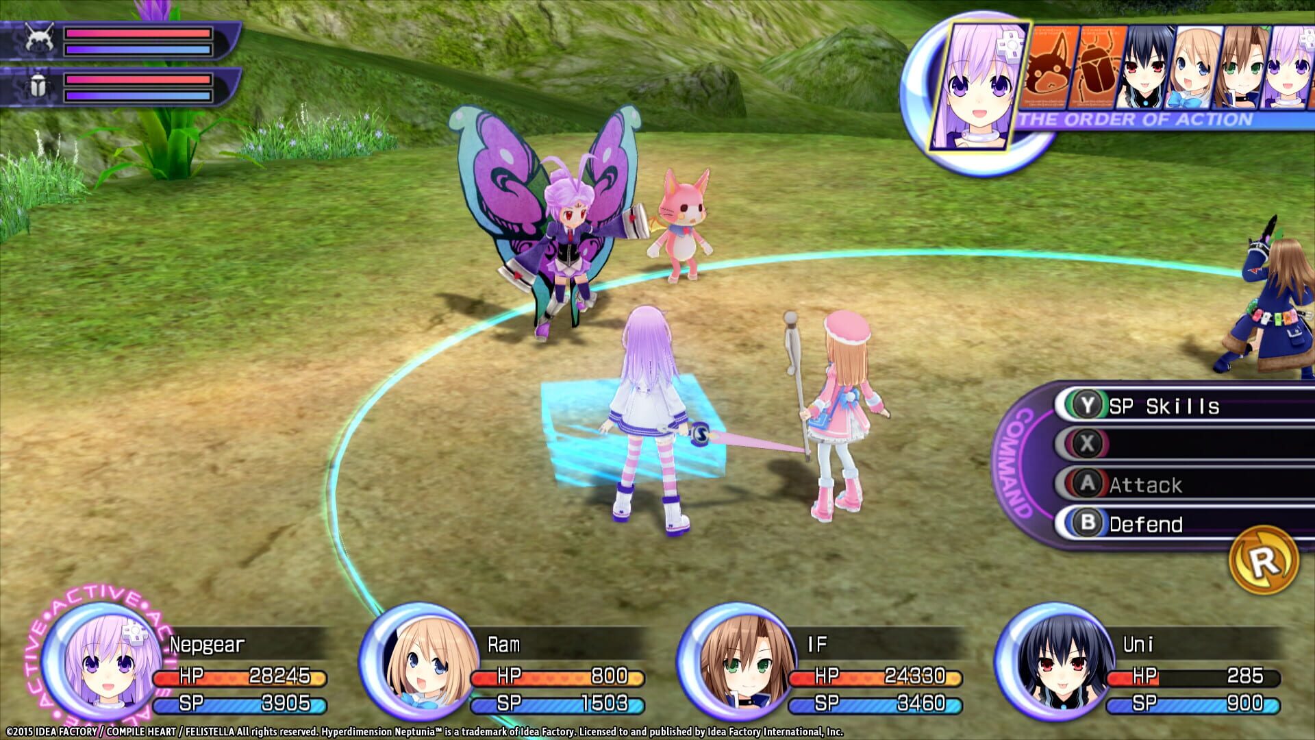 Screenshot for Hyperdimension Neptunia Re;Birth2: Sisters Generation - Lily-ad Dungeon
