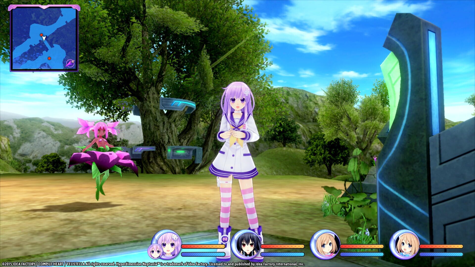 Screenshot for Hyperdimension Neptunia Re;Birth2: Sisters Generation - Lily-ad Dungeon