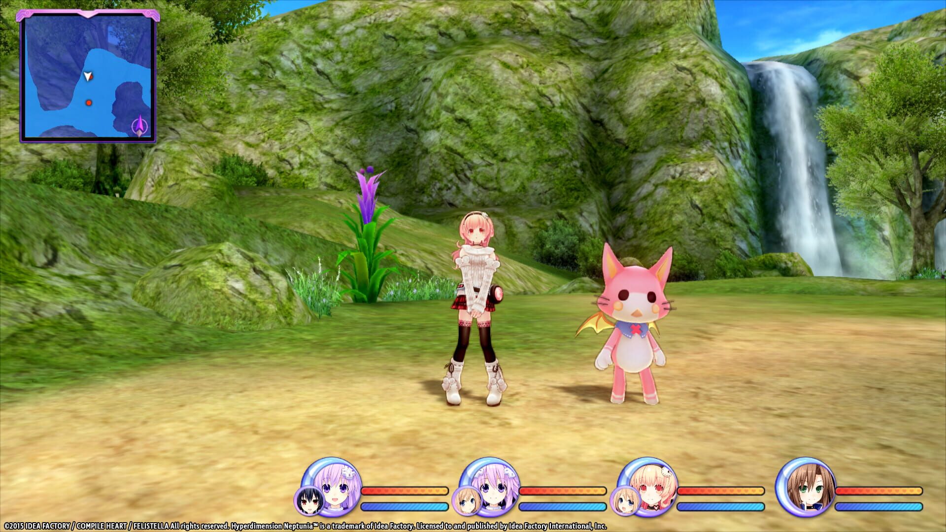 Screenshot for Hyperdimension Neptunia Re;Birth2: Sisters Generation - Lily-ad Dungeon