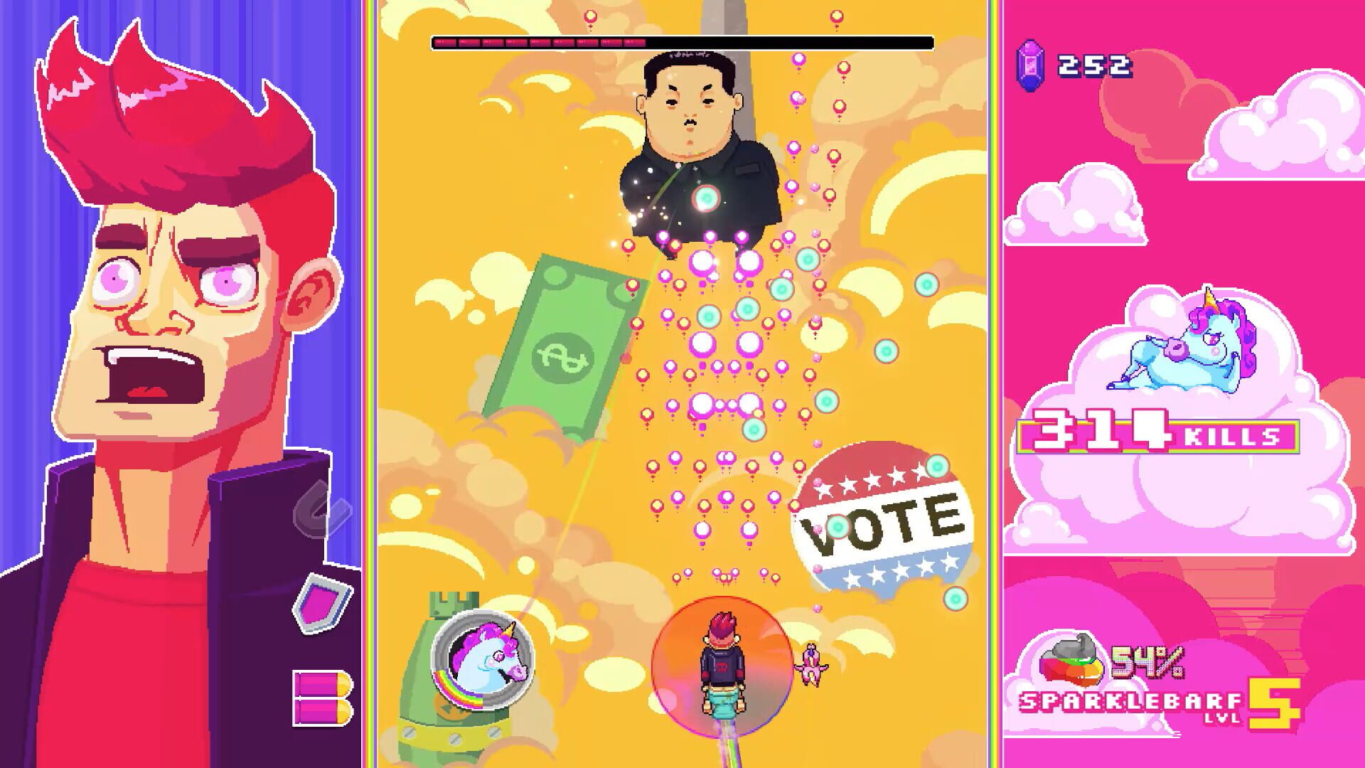 Screenshot for Rainbows, Toilets & Unicorns: Political Drama