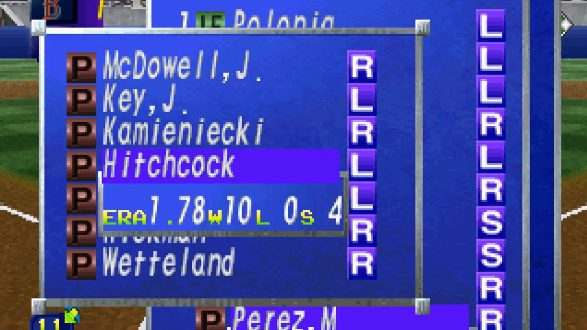 Screenshot for World Series Baseball