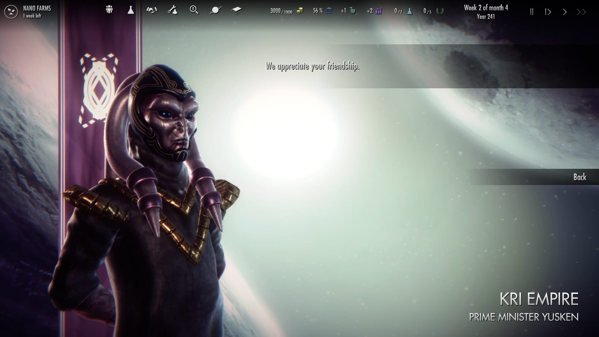 Screenshot for Dawn of Andromeda: Subterfuge