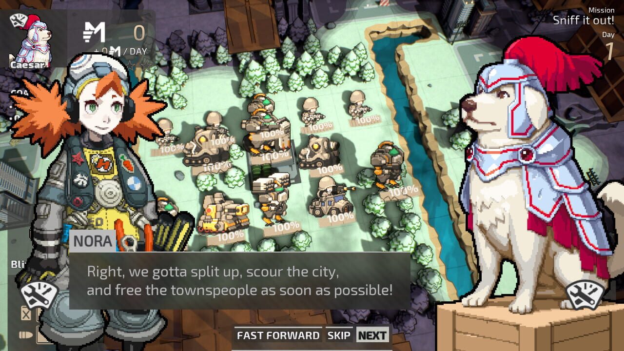 Screenshot for Tiny Metal: Full Metal Rumble - Caeser's Rescue
