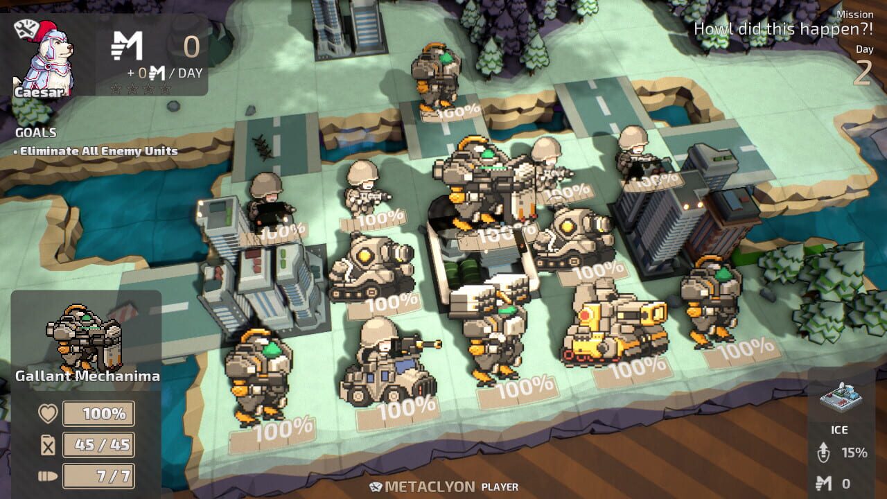 Screenshot for Tiny Metal: Full Metal Rumble - Caeser's Rescue
