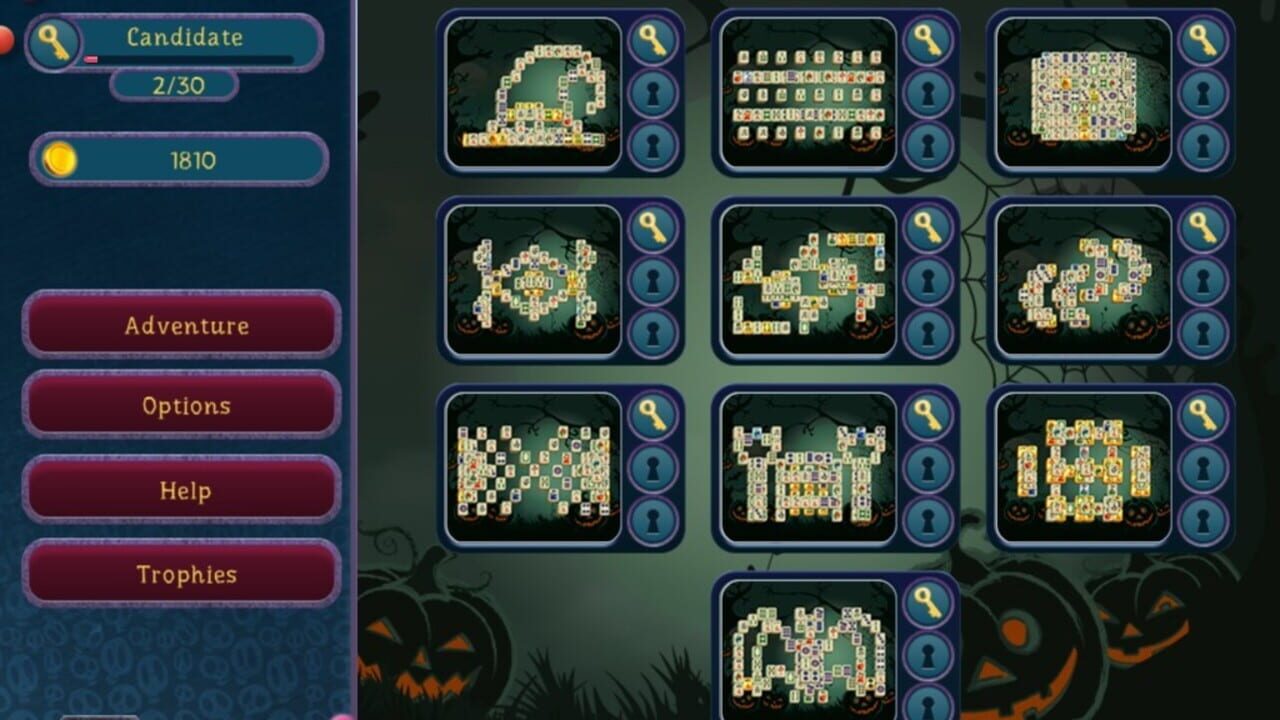 Screenshot for Halloween Night Mahjong 2