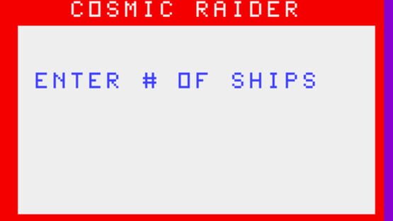 Screenshot for Cosmic Raiders